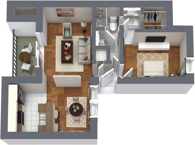 Unit 1041 2084 floor plan